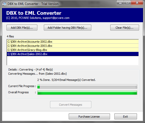 MailMigra DBX to EML Converter 2.0.3 full